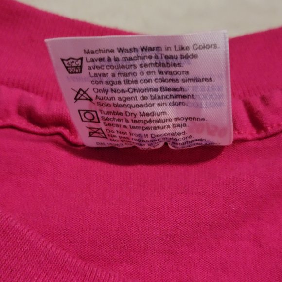 Vintage 1987 St. Thomas Pink and Gold Hanes Heavyweight 50/50 X-Large - Picture 8 of 8